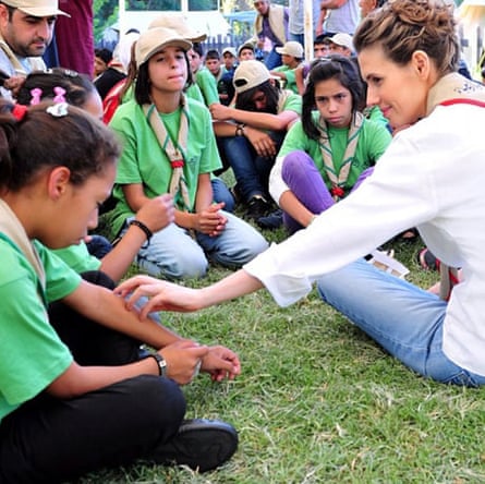 The Syrian Presidency's Instagram account - photo ops featuring first lady Asma al Assad