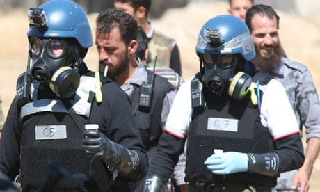 UN chemical weapons experts, Damascus