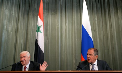 Walid Muallem and Sergei Lavrov