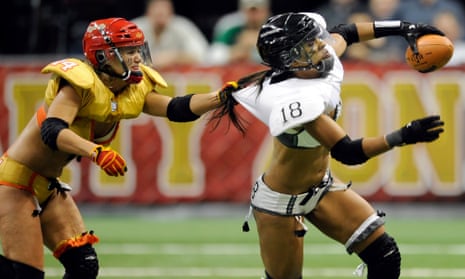 Lingerie football: easy to say why men watch, less so why women