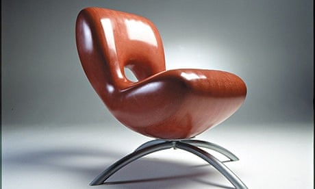 A chair made from Zeoform