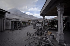 From the agencies: Villages Destroyed as Mount Sinabung Erupts