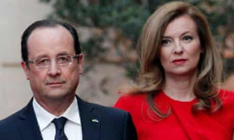 Francois Hollande and Valerie Trierweiler