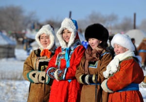 Women traditional winter wear