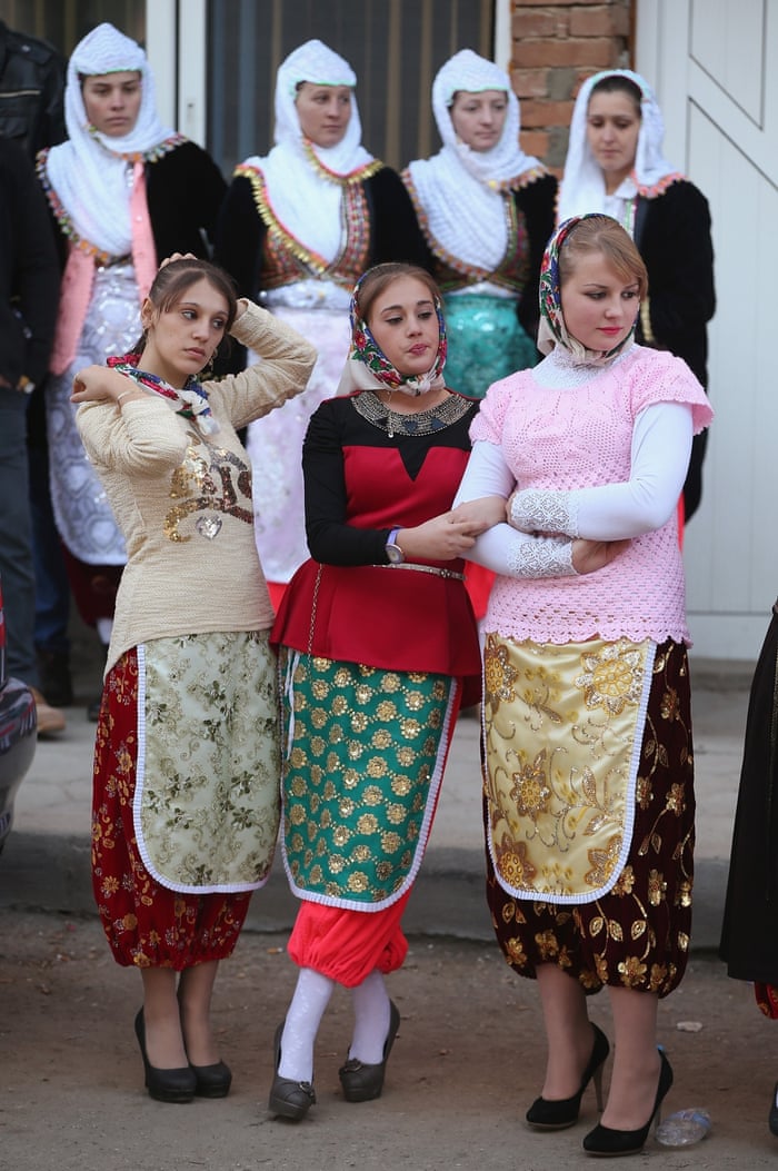 Traditional bulgarian wedding clearance dress