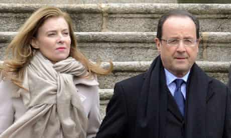 Valérie Trierweiler and François Hollande