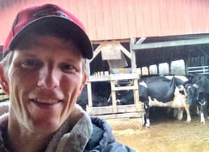 In Tennessee you'll find Ryan Bright milking cows in between felfies.