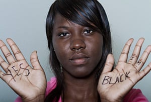 Big Picture - What I Be: young woman with writing on hands