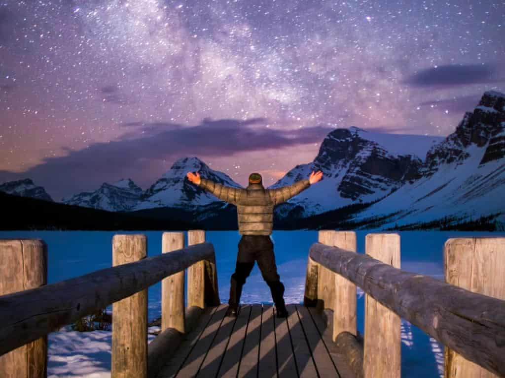 Selfies at night: Canadian photographer immerses himself in the wilderness - in pictures