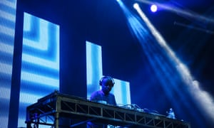 Juan Atkins performing live on stage at Paradiso, Town Hall January 17, 2014.