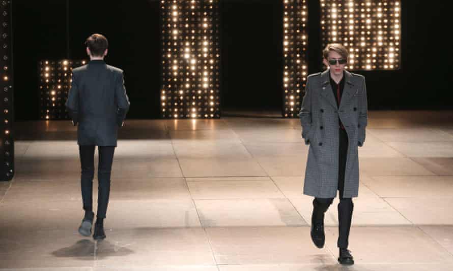 Why Hedi Slimane S Saint Laurent Menswear Collection Is An Instagram Hit Saint Laurent The Guardian