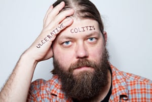 Big Picture - What I Be: man with beard and writing on hand and forehead