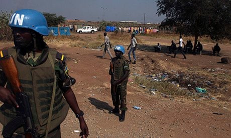 Rwandan UN peacekeepers in South Sudan