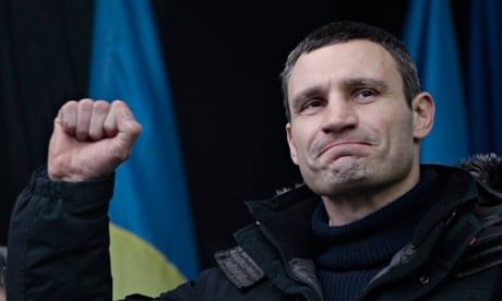 Klitschko in Kiev … 'We need to join all our forces.'