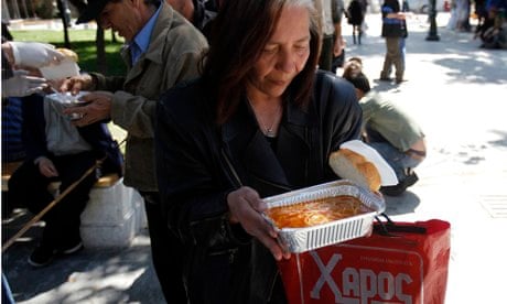 Greek austerity soup kitchen