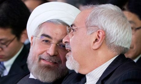 Hassan Rouhani and foreign minister Zarif