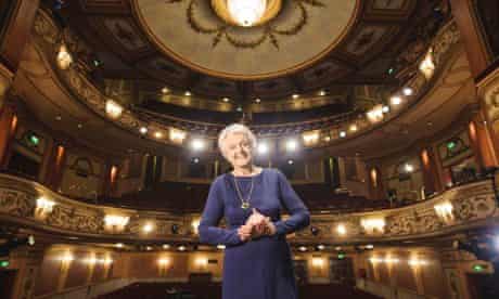 Angela Lansbury at the Gielgud theatre, where she will play Madame Arcati in Blithe Spirit