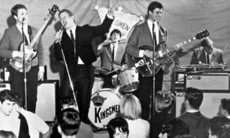 Shock, horror: the Kingsmen performing live, possibly singing Loui Louie.