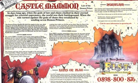 Before there were app stores, there were telephone roleplaying games...