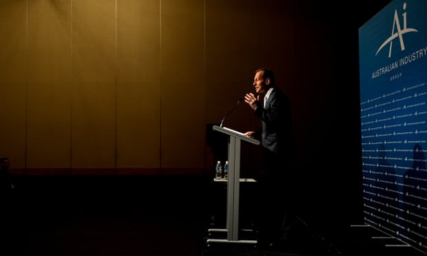 Tony Abbott addresses the Australian Industry Group