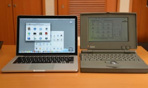 MacBook Pro Retina 13inch and PowerBook 100