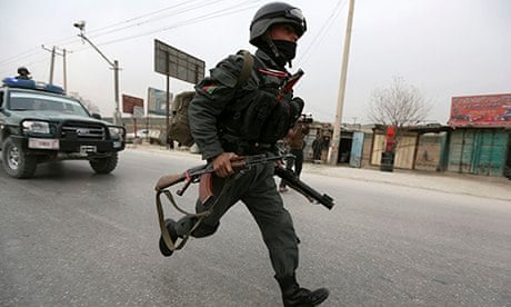 Afghan policeman