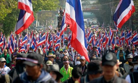 Anti-government protesters in Thailand