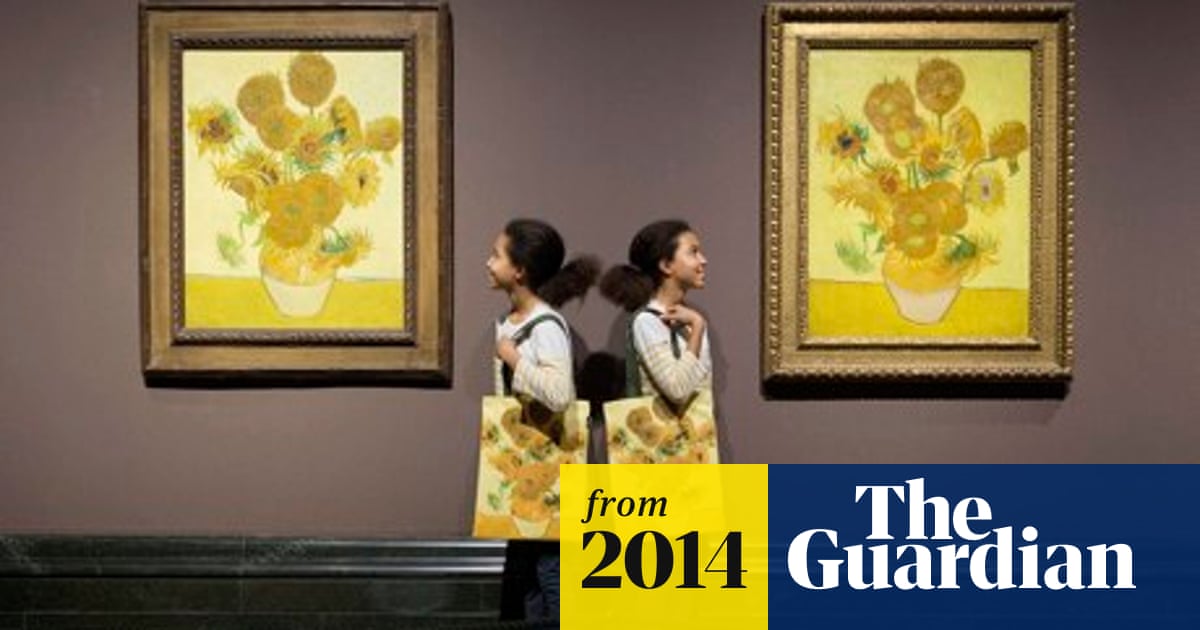 Two Van Gogh Sunflower Paintings Displayed Together At National Gallery Van Gogh The Guardian Two Van Gogh Sunflower Paintings Displayed Together At National Gallery Van Gogh The Guardian
