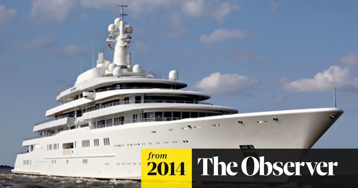 Inside The Billionaires Superyachts Helipads Tennis Courts And A Missile Defence System Celebrity The Guardian