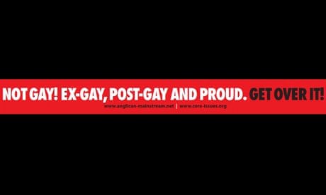 Bus advert about gay people
