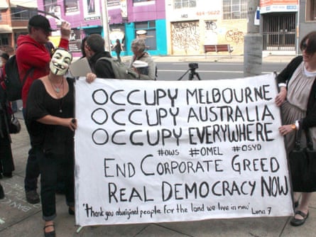Occupy Melbourne protesters.