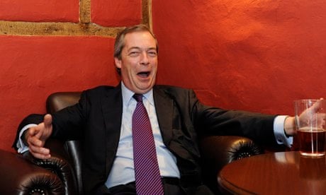 Nigel Farage camapigns in Amersham