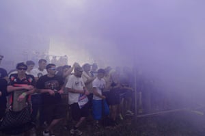 Summernats: Spectators brave the purple smoke