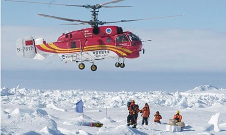 Antarctic rescue: trapped Chinese icebreaker will try to break free | Antarctica | The Guardian