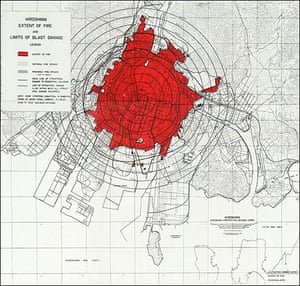 Maps: 1945 Hiroshima damage map