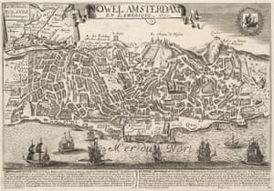 Maps: New Amsterdam, 1672: This map by Frenchman Gérard Jollain purports to repre