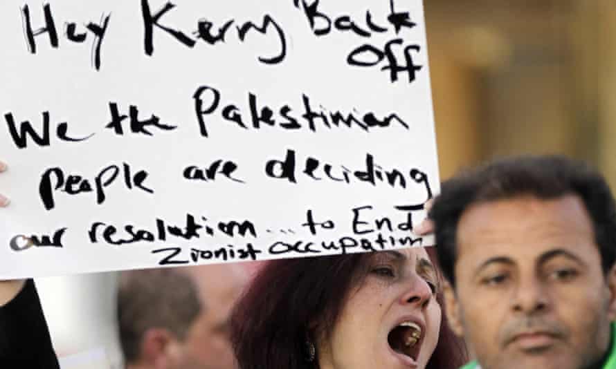 Kerry protest in Jordan