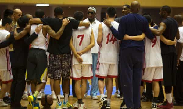 Dennis Rodman In North Korea Who Are The Members Of His Ex Nba
