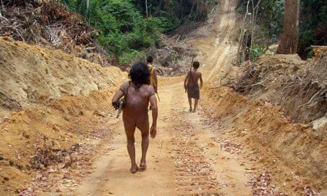 Awa tribespeople in Brazil