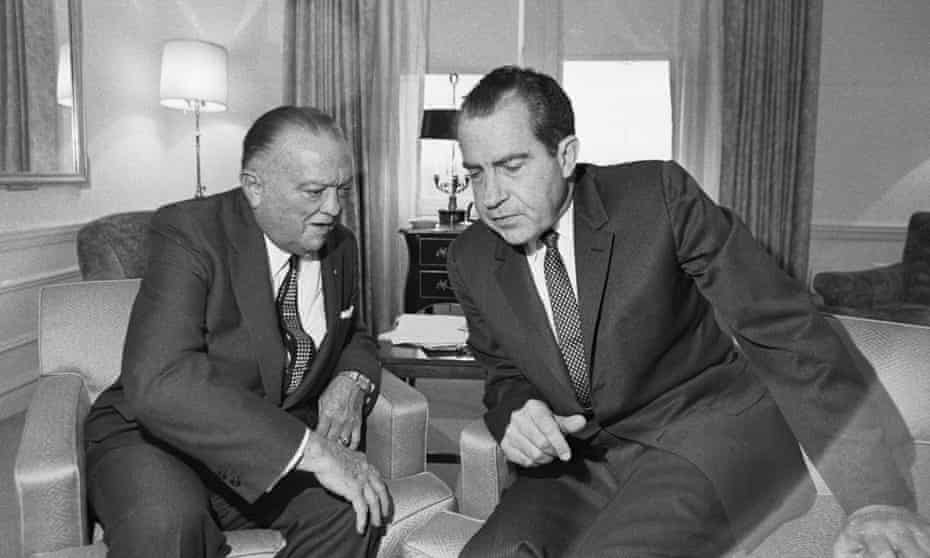J Edgar Hoover and Richard Nixon
