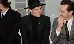 Oliver Cheshire and Andrew Scott at the Richard James show