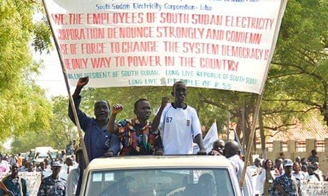South Sudan peace march