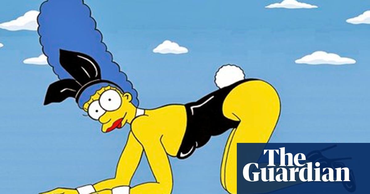 Marge simpson naked Naughty And Naked The Simpsons Strip Off Art And Design The Guardian