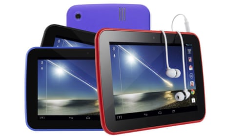 The Tesco Hudl, the colourful Android-operated gadget