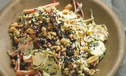 Yotam Ottolenghi's brussels sprout and ginger slaw