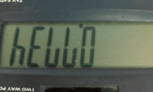 Words you can write on a calculator Education The Guardian