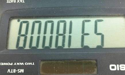 Words You Can Write On A Calculator Education The Guardian