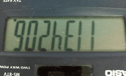 Words you can write on a calculator Mathematics The Guardian