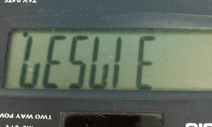 Words you can write on a calculator Mathematics The Guardian