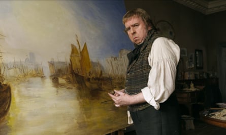 Timothy Spall, who 'had an amateur notion of doodling' had to study painting to prepare for his role in Mr Turner.
